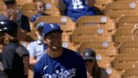 Trevor Bauer Dodgers Smiling GIF