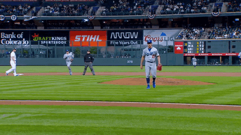 Trevor Bauer Dodgers Walk GIF