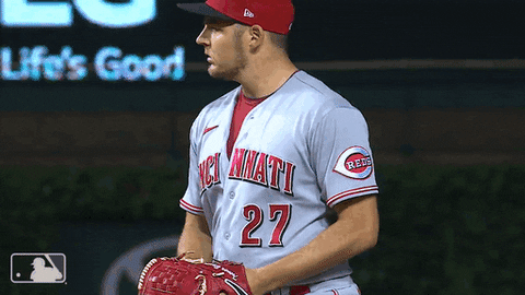Trevor Bauer Reds Hi GIF