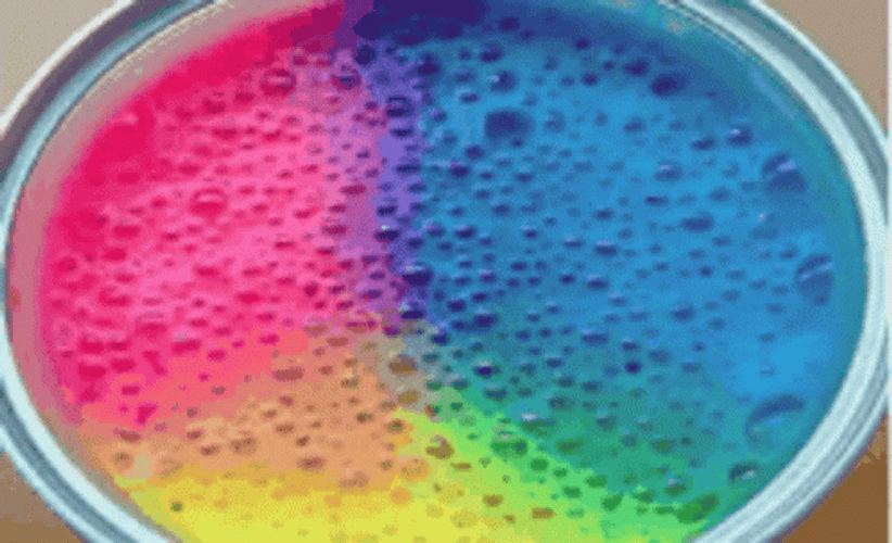 Tri Colored Slime With Hearts GIF