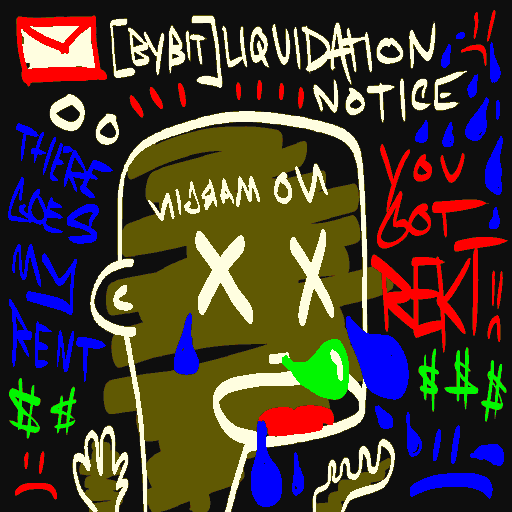 Tribal Abstract Concealed Message Fine Art GIF