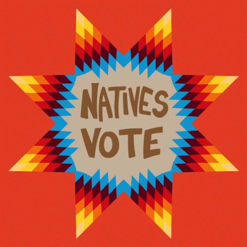 Tribal Chief Fights For Native Votes GIF