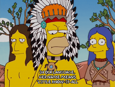 Tribal Chief Samson Little Know It All GIF