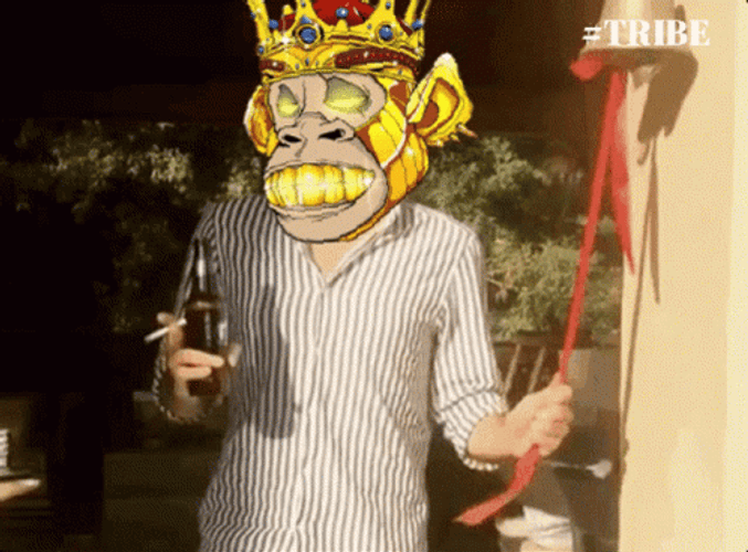 Tribe Monkey Bell Ringing GIF