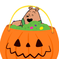 Trick Or Treat Candy Day Sticker GIF