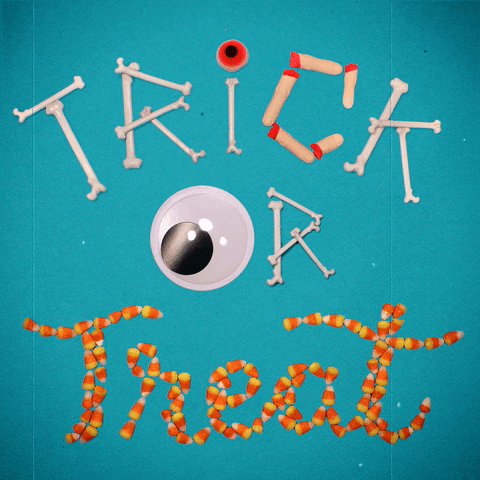 Trick Or Treat Different Fonts GIF