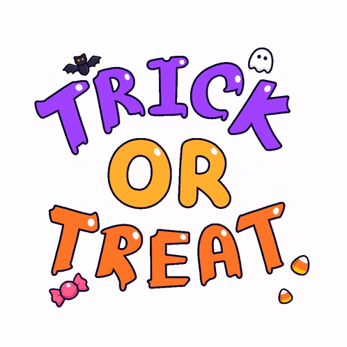 Trick Or Treat Font GIF