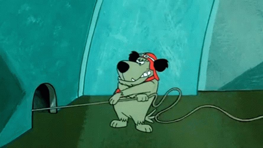 Trickster Muttley Pulling Out Rope GIF