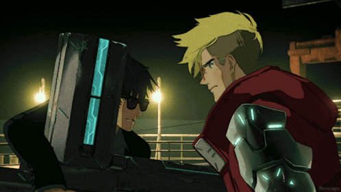 Trigun Stampede Arguing GIF