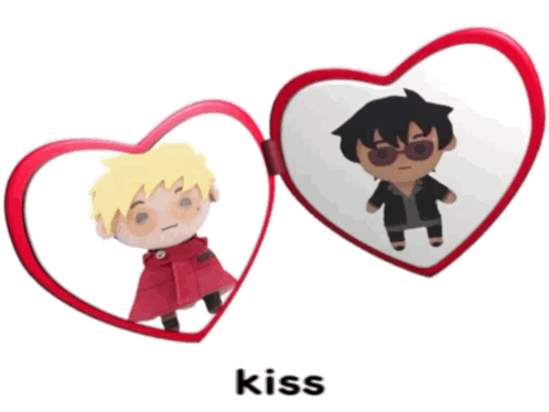 Trigun Stampede Kiss Locket GIF
