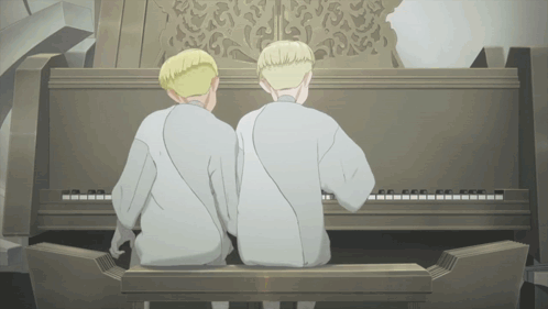 Trigun Stampede Plays Piano GIF