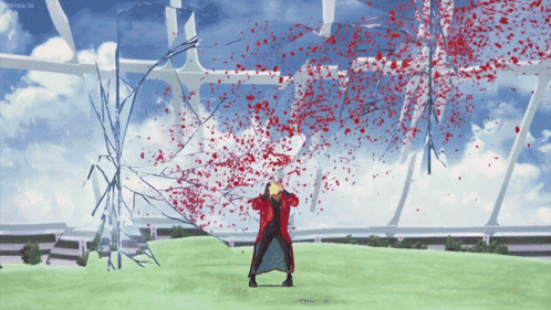 Trigun Stampede Tragic Scene GIF