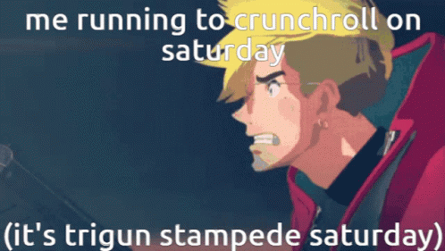 Trigun Stampede Vash Running GIF