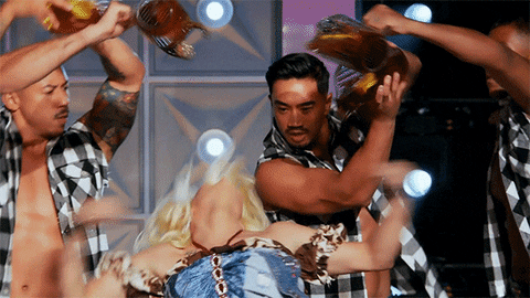 Trinity The Tuck Drowns In Alcohol GIF