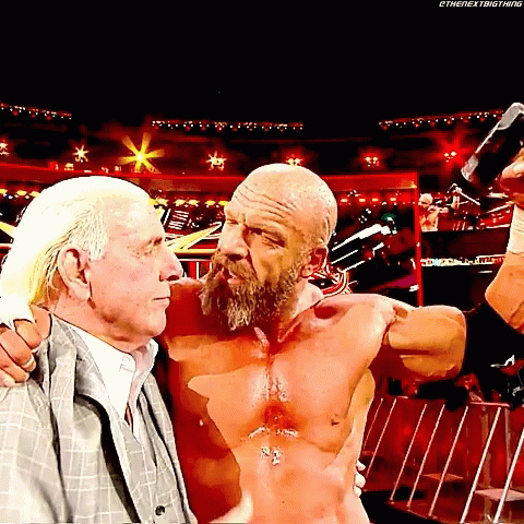 Triple H Hugging Sweet Gesture GIF