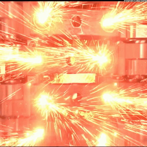 Triple H Exhibiting Might Fiery Background GIF