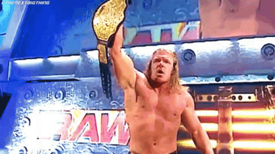 Triple H Paul Leveque WWE Crown GIF