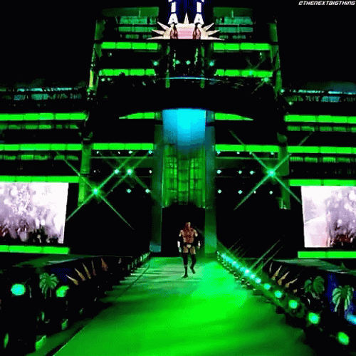 Triple H Steely Gaze Entrance GIF