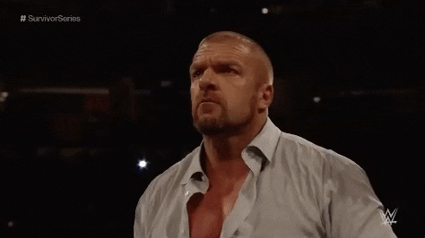 Triple H Thinking Serious Reaction GIF