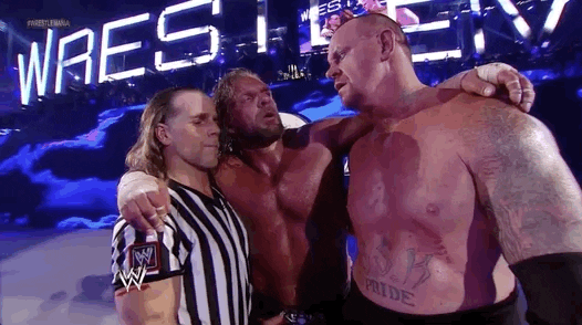 Triple H Tight Hug GIF