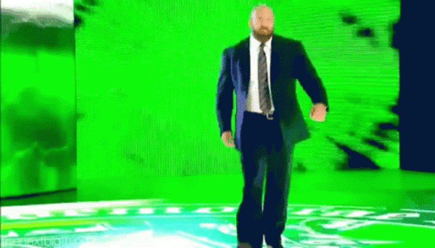 Triple H Walking On Stage GIF