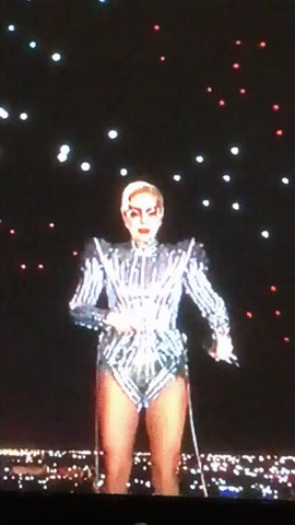 Triple Lindy Dive Lady Gaga Concert GIF
