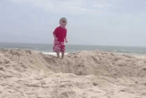 Triple Lindy Silly Kid Jumping In Hole GIF