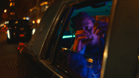 Trippie Red In Car GIF