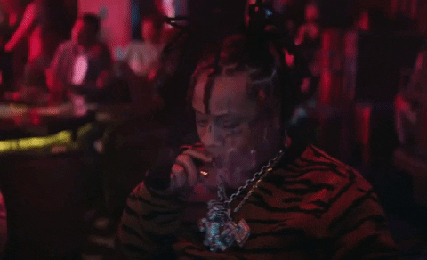 Trippie Redd After Smoking GIF