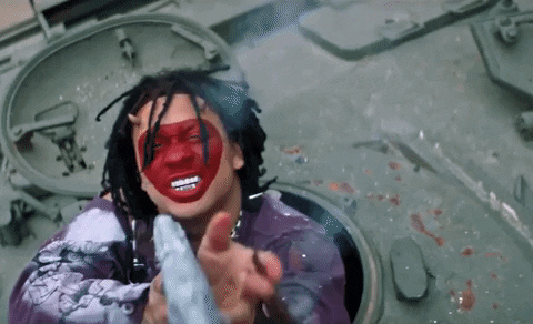 Trippie Redd Gun Fires GIF