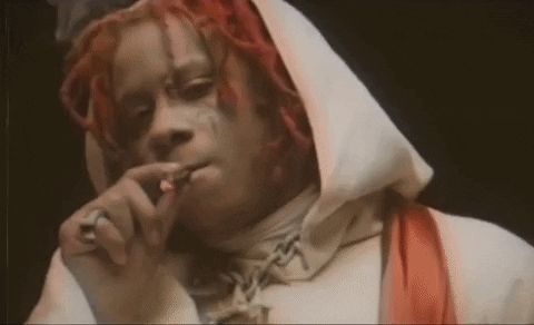 Trippie Redd Smoking GIF