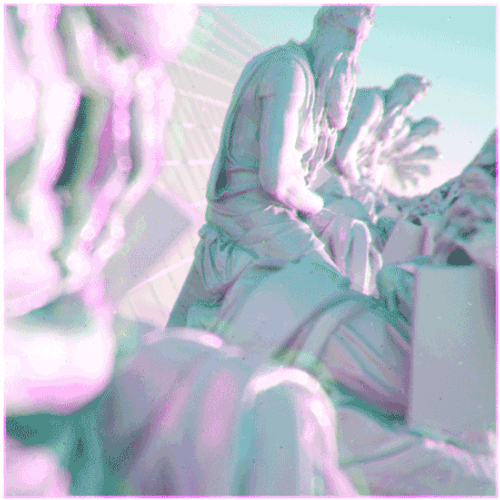 Trippy Aesthetic Sculpture GIF