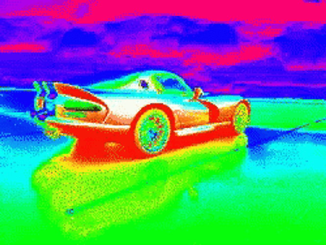 Trippy Dodge Edit GIF
