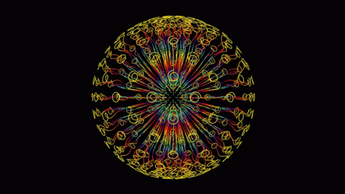 Trippy Dope Fireworks GIF