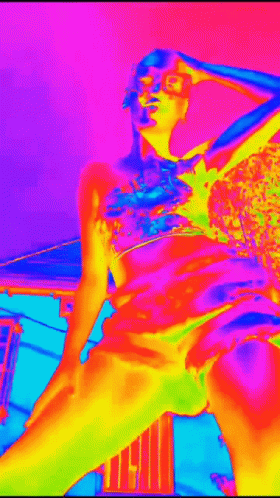 Trippy Dope Girl Dancing GIF