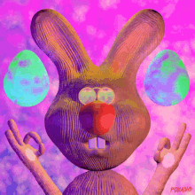 Trippy Easter Bunny GIF
