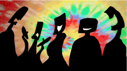 Trippy Jerry Garcia Band GIF