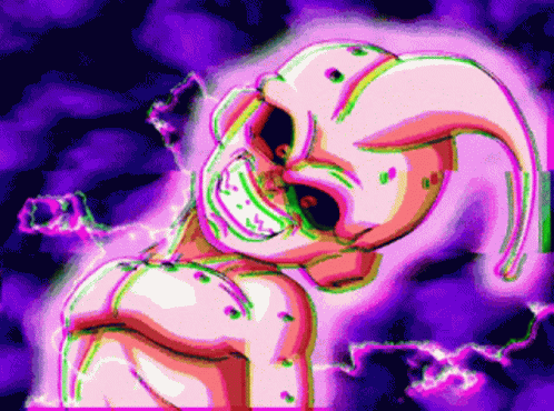 Trippy Kid Buu Smiling GIF