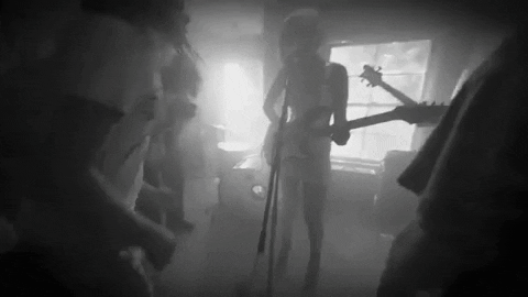 Trippy People Partying Alien Dancing GIF