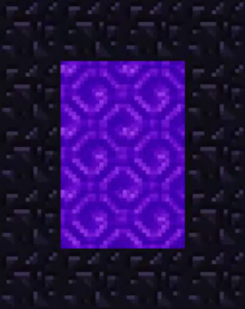 Trippy Retro Wave Blue Portal Design GIF
