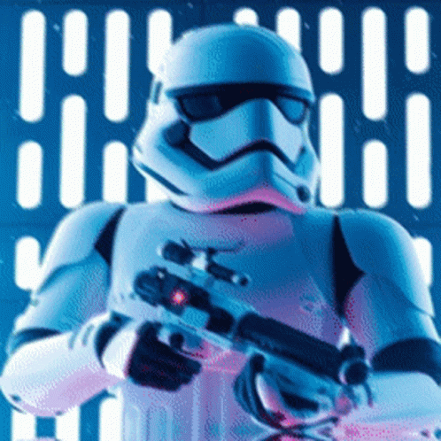 Trippy Stormtrooper GIF