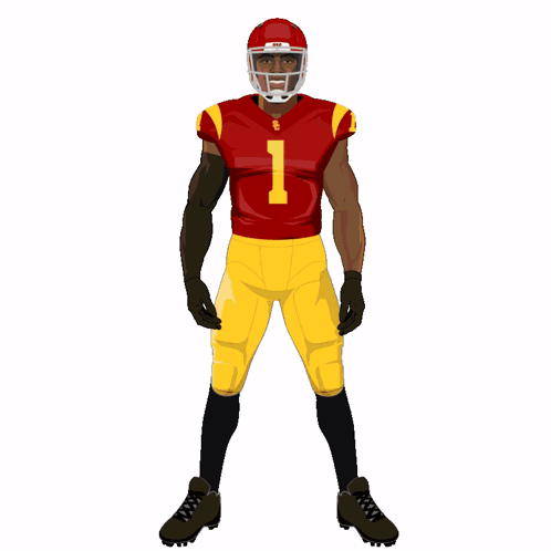 Trojans Animated Zachariah Branch Peace Sign GIF