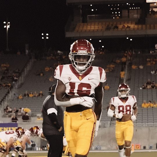 Trojans Running To The Camera GIF