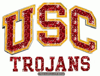 Trojans Usc Glitter Poster GIF