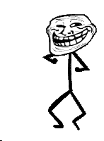 Troll Face Meme Sticker GIF