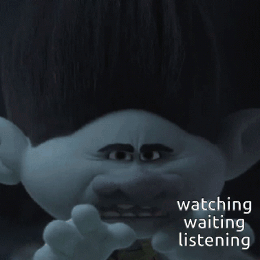 Troll Listening Watching Waiting