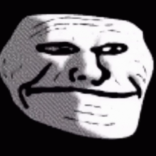 Troll Meme Face Slowly Smiling GIF