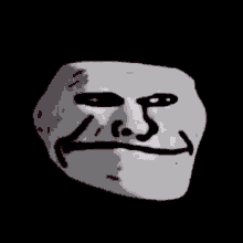 Troll Meme Transforming Into Terrifying Red Face GIF