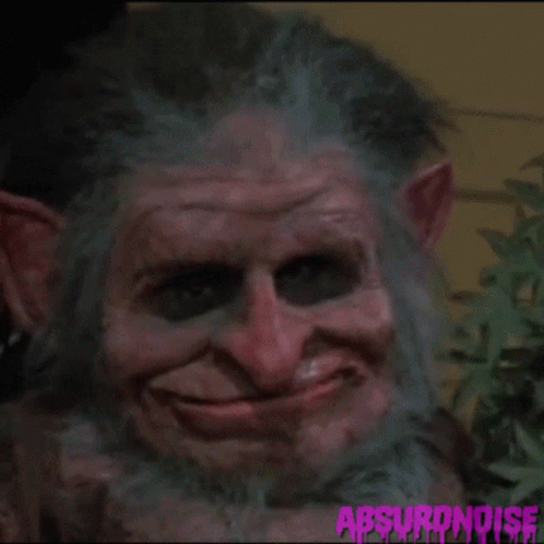 Troll Scary Monster Black Eyes Absurdnoise GIF