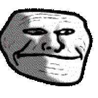 Trollface Troll Face Terror Png Sticker GIF